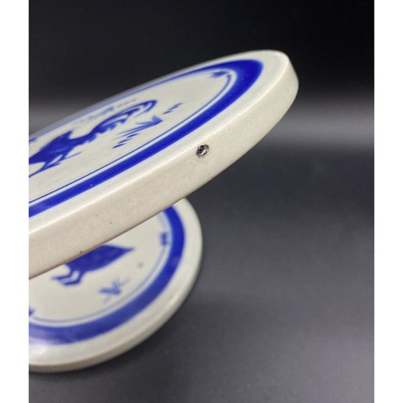 Ken Edwards El Palomar Mexican Pottery Round Rooster & Duck Trivet 7" LOT 2 - Picture 6 of 12